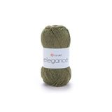 Yarnart Elegance - Simli El Örgü Ipi Zeytin Yeşili-113