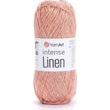 Yarnart Intense Linen %45 Keten %55 Viskon Yazlık Örgü Ipi 50 gr 175 M-4105 - Yavruağzı