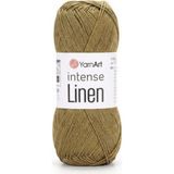 Yarnart Intense Linen %45 Keten %55 Viskon Yazlık Örgü Ipi 50 gr 175 M-4120 - Asker Yeşili