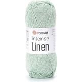 Yarnart Intense Linen %45 Keten %55 Viskon Yazlık Örgü Ipi 50 gr 175 M-4124 - Su Yeşil