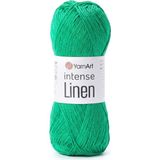 Yarnart Intense Linen %45 Keten %55 Viskon Yazlık Örgü Ipi 50 gr 175 M-4126 - Yeşil