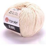 YarnArt Jeans 50gr Pamuk Cotton Amigurumi El Örgü İpi İpliği Yünü 05 Açık Bej