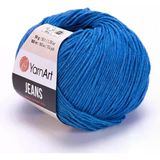 YarnArt Jeans 50gr Pamuk Cotton Amigurumi El Örgü İpi İpliği Yünü 16 Mavi