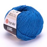 YarnArt Jeans 50gr Pamuk Cotton Amigurumi El Örgü İpi İpliği Yünü 16 Mavi