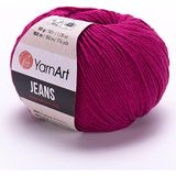 Yarnart Jeans 50GR Pamuk Cotton Amigurumi El Örgü Ipi Ipliği Yünü - 422 Fuşya