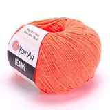 YarnArt Jeans 50gr Pamuk Cotton Amigurumi El Örgü İpi İpliği Yünü 61 Turuncu