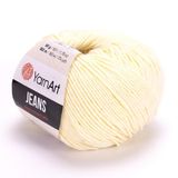 YarnArt Jeans 50gr Pamuk Cotton Amigurumi El Örgü İpi İpliği Yünü 86 Açık Sarı