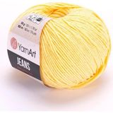 Yarnart Jeans 50GR Pamuk Cotton Amigurumi El Örgü Ipi Ipliği Yünü 88 Açık Sarı - Çok Renkli