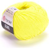 Yarnart Jeans 50GR Pamuk Cotton Amigurumi El Örgü Ipi Ipliği Yünü - Fosfor