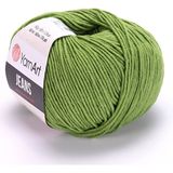 Yarnart Jeans 50GR Pamuk Cotton Amigurumi El Örgü Ipi Ipliği Yünü - Yeşil