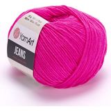 Yarnart Jeans 59 Fosforlu Pembe Amigurumi Örgü Ipi Hırka Örgü Ipi Bebek Ipi Punch Ipi