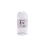 Yarnart Jeans Bamboo 101 Beyaz İplik