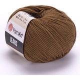 YARNART JEANS - EL ÖRGÜ İPİ - 40 - Açık Kahverengi