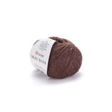 Yarnart Sılky Wool - El Örgü Ipi Kahverengi-336