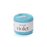 Yarnart Violet Açık Turkuaz Koton Merserize Dantel Örgü İpi 5353