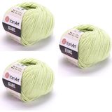 Yarnart Yarn Art Jeans 11 Açık Yeşil Amigurumi Örgü Ipi Hırka Örgü Ipi Bebek Ipi Punch Ipi 3'lü Paket