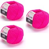 Yarnart Yarn Art Jeans 59 Fosforlu Pembe Amigurumi Örgü Ipi Hırka Örgü Ipi Bebek Ipi Punch Ipi 3'lü Paket