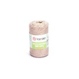 Yarnart Yarn Art Twisted Macrame 3 Mm Lurex - Simli Makrome El Örgü Ipi Bej -753