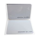 Yarongtech temassız 125 kHz EM4100 RFID boş beyaz Proximity ID Smart giriş erişim kartı (kalınlık 0,9 mm, 100 adet)