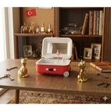 Yaşam Alanınıza Zarafet Katın: Balerinli Müzik Kutusu ve Altın Sarısı Kedi Bibloları 125975l