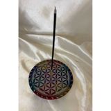 Yaşam Çiçeği Hayat Çiçeği Yaşam Ağacı Hand Made El İşi Feng Shui Ejderha Yılı Doğal Obsidyen Taşı Çubuk Konik Tütsülük