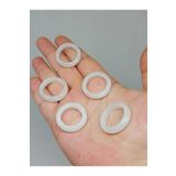 Yasamtohumu Kristal Kuvars Taşı Yüzük 6mm Kalınlığında (Standart Ölçü) (51508) - 1 adet yüzük fiyatıdır