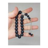 Yaşamtohumu Onix (Oniks) Taşı 17lik Efe Tesbih Mat 12mm (51514)
