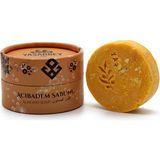 YAŞAR BEY MARDİN EL YAPIMI %100 DOĞAL KATKISIZ ACI BADEM SABUNU 120 GR [SAÇ VE CİLT BESLEYİCİ]