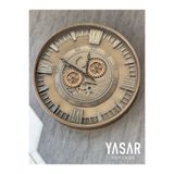YASAR CONCEPT Rotavera Metal Çarklı Duvar Saati 60 Cm