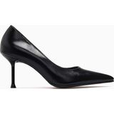 Yaşar Kaşlı Kadın Ince Topuklu Stiletto Ayakkabı 26Y YKŞK-8521 - Siyah Rugan