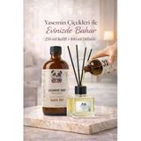 Yasemin Çiçekleri Çubuklu Oda Kokusu 250 ml Refil ve 100 ml Difüzör Şişe