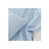 YASEMİNİNEVİ Ice Blue Renk 4 Katlı Multi Müslin Yatak Örtüsü Pike (160 X 240CM)