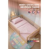 yasetex tasarım %100 Pamuk Poplin Çocuk Genç Nevresim Takımı 3 Parça Lastikli Çarşaflı Nevresim Set 90x190