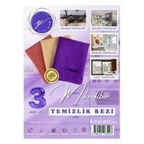 Yasima Yasima 3 Adet Sihirli Dekoratif Temizlik Bezi 40*60 Cam Ev Araba Temizliği