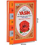 Yasini Şerif Kitabı - Çanta Boy - 128 Sayfa - Ciltli - Pembe Renk - Fetih Yayınları - Mevlid Hediyeliği - Yok