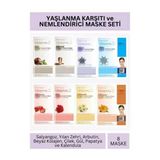 Yaşlanma Karşıtı Ve Nemlendirici Kolajen Maske Seti 23Gr X 8Adet