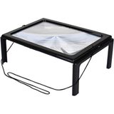 Yaşlılar Için A4 Boyutu Masa Tipi Işıklı Okuma Büyüteç TH-275205B Midastech