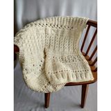 Yaso Shop El Örgüsü Bebek Battaniyesi – 80X90 cm - Ekru - 80 x 90 cm