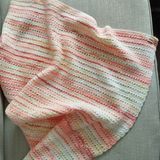 Yaso Shop El Örgüsü (Crochet/tığ Işi) Bebek Battaniyesi, 80X80 cm - Krem - Pembe - 80 x 80 cm