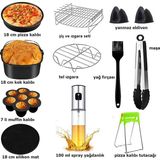 Yasomi 7 Inç 3,5 ve 4,5 Litre Uyumlu Airfryer 11 Li Set