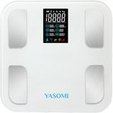 Yasomi Activescale FG1914 Dijital Baskül Yağ Su Kas Vücut Kitle Endeksi Kilo ölçer tartı - Beyaz
