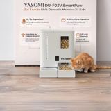 Yasomi Du-F03v Smartpaw+ 4l/5l Kapasiteli Şarjlı Akıllı Otomatik Mama Ve Su Kabı - Beyaz