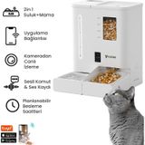 Yasomi Du-f03v Smartpaw+ Akıllı Otomatik Mama Ve Su Kabı Beyaz beyaz