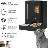 Yasomi Du-f03v Smartpaw+ Akıllı Otomatik Mama Ve Su Kabı siyah