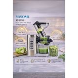 Yasomi JS3108 200W Ters Fonksiyon Çelik Gövde Slow Juicer Katı Sebze ve Meyve Sıkacağı
