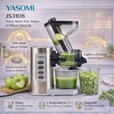 Yasomi Slow Juicer JS3108 Katı Sebze ve Meyve Sıkacağı - Inox