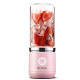 Yasomi Taşınabilir Kablosuz Şarjlı Cam Smoothie El Blenderi Pembe (Yasomi Türkiye Garantili)
