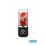 Yasomi Taşınabilir Kablosuz Şarjlı Cam Smoothie El Blenderi Siyah ( Türkiye Garantili)