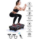 Yasomi Vibrostar TH-0070-E Bluetoothlu 3D 5 Programlı Titreşimli Spor Kondisyon Fitness Egzersiz Aleti - Siyah
