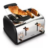 Yasomi YK-628T 4 Dilimli Geniş Yuvalı Ekmek Kızartma Makinesi